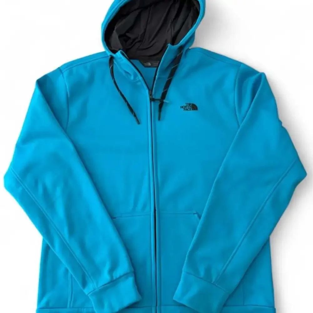 The North Face Full Zip Hoodie Blue Size Large